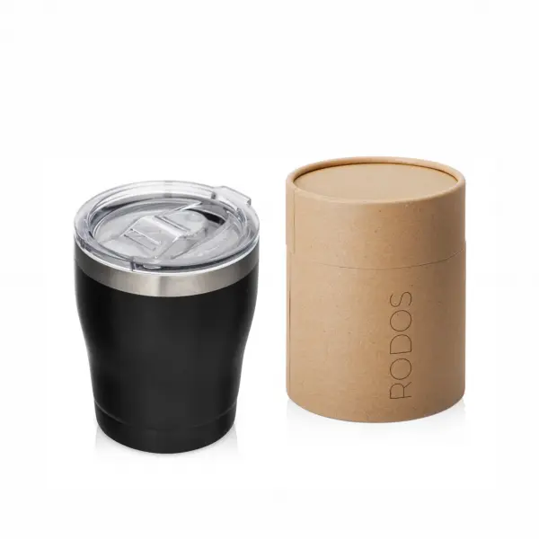 Вакуумная термокружка (Rodos) с керамическим покрытием, тубус, 350 мл