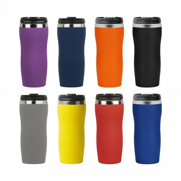 Термокружка (Double wall mug С1) soft-touch 350 мл