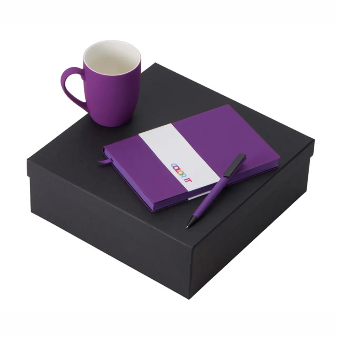 Подарочный набор «COLOR IT» c блокнотом, ручкой и кружкой