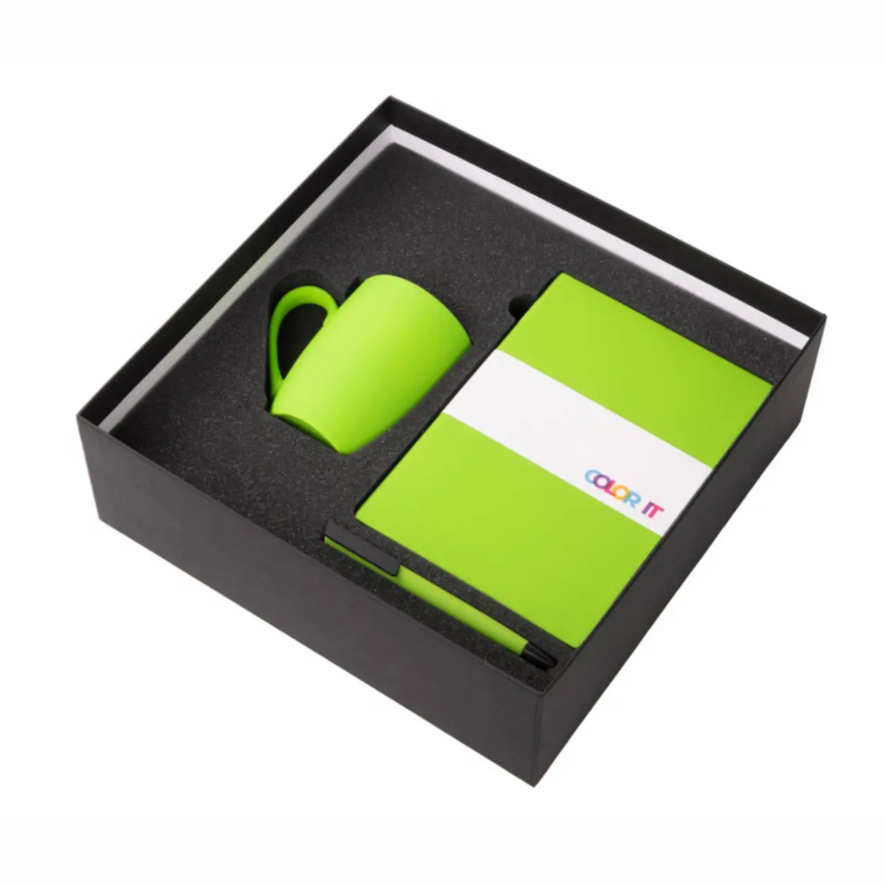 Подарочный набор «COLOR IT» c блокнотом, ручкой и кружкой