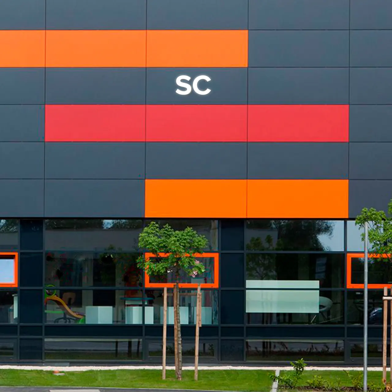 Световая вывеска «SC»