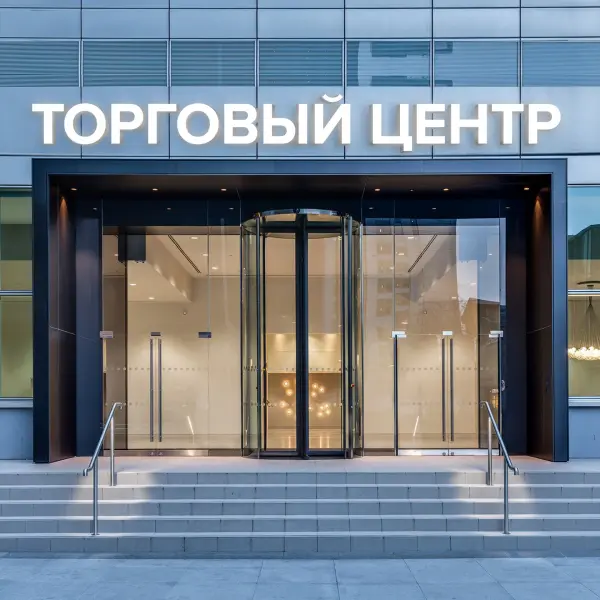 Световая вывеска «ТОРГОВЫЙ ЦЕНТР»