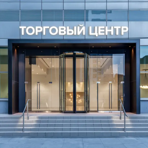 Световая вывеска «ТОРГОВЫЙ ЦЕНТР»
