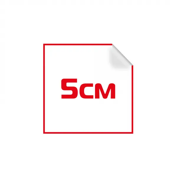 Бумажные самоклеящиеся квадратные стикеры 5х5 см