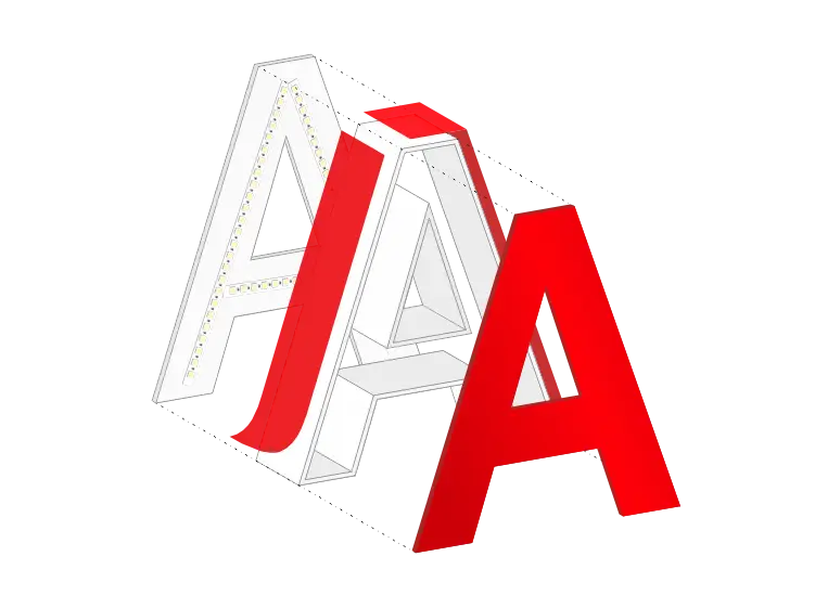 Объемные буквы